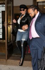 MARIAH CAREY Leaves Her Apartment in New York 12/05/2017