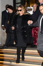 MARIAH CAREY Leaves Her Hotel in London 12/11/2017