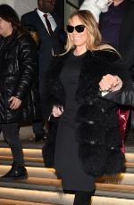 MARIAH CAREY Leaves Her Hotel in London 12/11/2017