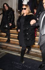 MARIAH CAREY Leaves Her Hotel in London 12/11/2017