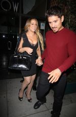 MARIAH CAREY Out for Dinner at Mr. Chow in Los Angeles 12/18/2017