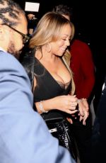MARIAH CAREY Out for Dinner at Mr. Chow in Los Angeles 12/18/2017