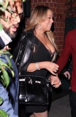 MARIAH CAREY Out for Dinner at Mr. Chow in Los Angeles 12/18/2017