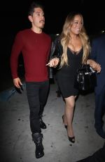 MARIAH CAREY Out for Dinner at Mr. Chow in Los Angeles 12/18/2017