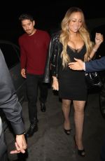 MARIAH CAREY Out for Dinner at Mr. Chow in Los Angeles 12/18/2017