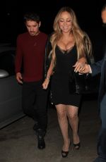 MARIAH CAREY Out for Dinner at Mr. Chow in Los Angeles 12/18/2017