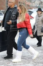 MARIAH CAREY Shopping at Ralph Lauren in Aspen 12/24/2017