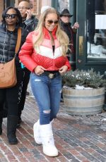 MARIAH CAREY Shopping at Ralph Lauren in Aspen 12/24/2017
