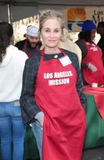 MAUREEN MCCORMICK at LA Mission Serves Christmas to the Homeless in Los Angeles 12/22/2017