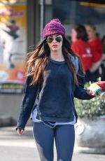 MEGAN FOX Leaves Pinz Bowling Alley in Studio City 12/18/2017