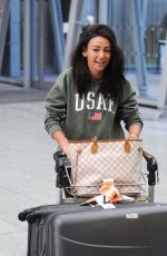 MEGAN MCKENNA at Heathrow Airport in London 12/04/2017