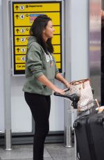 MEGAN MCKENNA at Heathrow Airport in London 12/04/2017