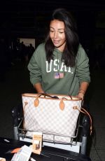 MEGAN MCKENNA at Heathrow Airport in London 12/04/2017