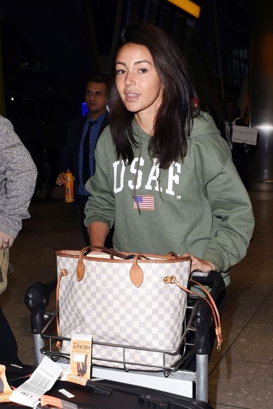MEGAN MCKENNA at Heathrow Airport in London 12/04/2017