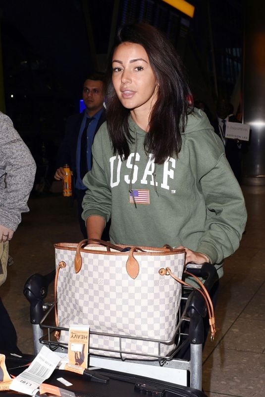 MEGAN MCKENNA at Heathrow Airport in London 12/04/2017