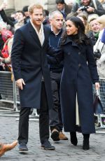 MEGHAN MARKLE and Prince Harry at Nottingham Contemporary for the Terrace Higgins Trust World Aids Day 12/01/2017