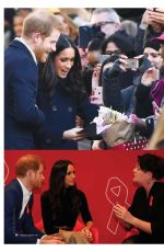 MEGHAN MARKLE and Prince Harry in Majesty Magazine, January 2018