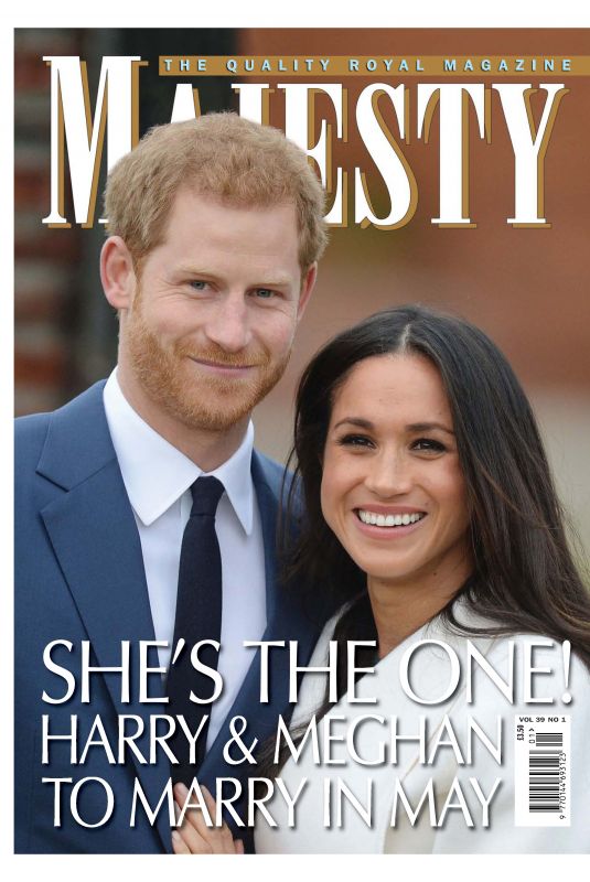 MEGHAN MARKLE and Prince Harry in Majesty Magazine, January 2018