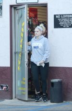 MEGHAN TRAINOR and Daryl Sabara Shopping at Romantix Store in Los Angeles 12/28/2017