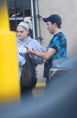 MEGHAN TRAINOR and Daryl Sabara Shopping at Romantix Store in Los Angeles 12/28/2017