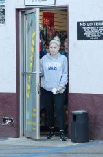 MEGHAN TRAINOR and Daryl Sabara Shopping at Romantix Store in Los Angeles 12/28/2017