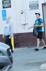 MEGHAN TRAINOR and Daryl Sabara Shopping at Romantix Store in Los Angeles 12/28/2017