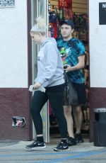 MEGHAN TRAINOR and Daryl Sabara Shopping at Romantix Store in Los Angeles 12/28/2017