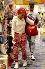 MELANIE BROWN and Gary Madatyan Out Shopping in Los Angeles 12/23/2017