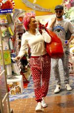 MELANIE BROWN and Gary Madatyan Out Shopping in Los Angeles 12/23/2017
