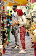 MELANIE BROWN and Gary Madatyan Out Shopping in Los Angeles 12/23/2017