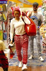 MELANIE BROWN and Gary Madatyan Out Shopping in Los Angeles 12/23/2017