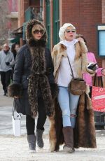 MELANIE GRIFFITH and GOLDIE HAWN Shopping at Cos Bar on Christmas Eve in Aspen 12/24/2017