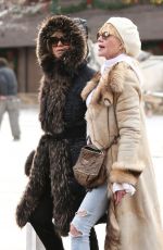 MELANIE GRIFFITH and GOLDIE HAWN Shopping at Cos Bar on Christmas Eve in Aspen 12/24/2017