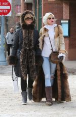 MELANIE GRIFFITH and GOLDIE HAWN Shopping at Cos Bar on Christmas Eve in Aspen 12/24/2017