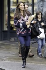 MELANIE SYKES Shopping at Hampstead High Street in London 12/22/207