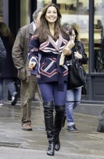 MELANIE SYKES Shopping at Hampstead High Street in London 12/22/207