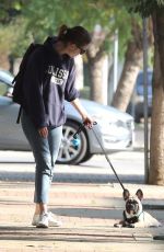 MIA GOTH Out with Her Dog in Los Angeles 12/16/2017