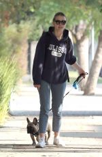 MIA GOTH Out with Her Dog in Los Angeles 12/16/2017