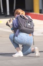 MIA GOTH Out with Her Dog in Los Angeles 12/16/2017