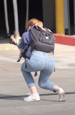 MIA GOTH Out with Her Dog in Los Angeles 12/16/2017