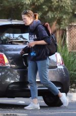 MIA GOTH Out with Her Dog in Los Angeles 12/16/2017