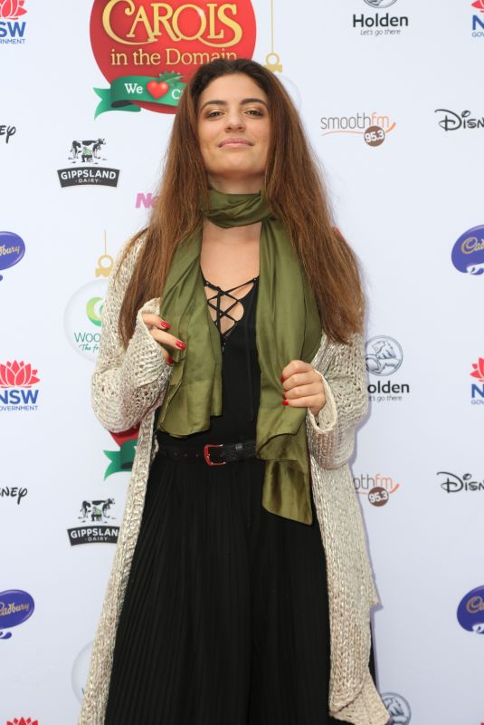 MIA MORRISSEY at Woolworths Carols in the Domain Pre-show VIP Party in Sydney 12/17/2017