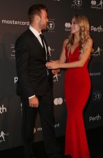 MICHA:A BURNS and Jack Sock at Hopman Cup New Years Eve Players Ball in Perth 12/31/2017