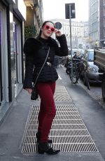 MICHELLE HUNZIKER and AURORA RAMAZZOTTI Out Shopping in Milan 12/22/2017