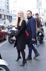 MICHELLE HUNZIKER and AURORA RAMAZZOTTI Out Shopping in Milan 12/22/2017