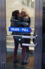 MICHELLE HUNZIKER and AURORA RAMAZZOTTI Out Shopping in Milan 12/22/2017