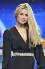 MICHELLE HUNZIKER at Striscia La Notizia Show in Milan 12/04/2017
