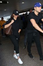 MICHELLE KEEGAN and Mark Wright  at LAX Airport in Los Angeles 12/27/2017