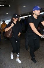 MICHELLE KEEGAN and Mark Wright  at LAX Airport in Los Angeles 12/27/2017
