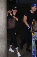 MICHELLE KEEGAN and Mark Wright  at LAX Airport in Los Angeles 12/27/2017